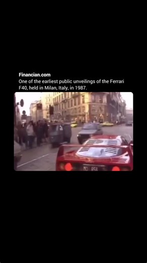 One of the earliest public unveilings of the Ferrari F40, held in Milan, Italy, in 1987 — a moment that marked the birth of what would become one of the most legendary supercars ever created. Unveiled to celebrate Ferrari’s 40th anniversary, the F40 wasn’t designed to be comfortable, luxurious, or even practical. It was built with one goal: to be the purest expression of speed Ferrari could make. At the time, the F40 was the fastest, most powerful, and most expensive road car Ferrari had ever pr