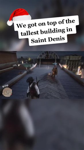 Tallest Building in RDR2: Saint Denis Rooftop Adventure