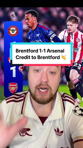 Brentford 1-1 Arsenal INSTANT REACTION! Credit to Brentford as they could’ve won the game, Madueke’s goal cancelled out by Lewis-Potter’s goal as Man City close the gap to 4 points in the Premier League title race #arsenalfc #afc #brentfordfc #arsenalfans #rorytalksfootball