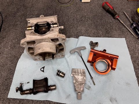 How to remove and install the exhaust valve on a 2023-26 250/300 TBI bike. KTM/HUSKY/GAS GAS TBI