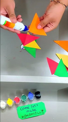 How To Make a paper Windmill (Pinwheel) | Easy craft for children