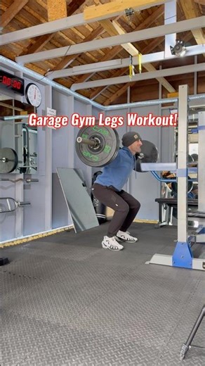Garage Gym Legs Workout!