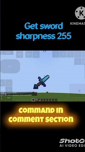 How to get 255 sharpness sword in minecraft