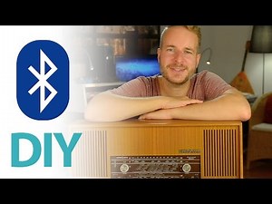 Tube radio with Bluetooth audio receiver