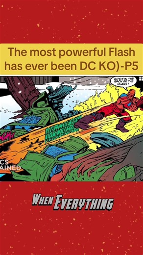 The most powerful Flash has ever been DC KO)-p5 #marvel #comic #avengers #viral #mcu