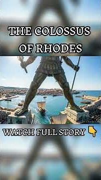 Guardian of the Sea: The Colossus of Rhodes (280 BC) ☀️🌊