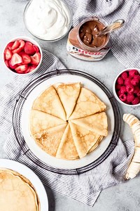 Crepes Recipe (How to Make Crepes and Filling Ideas) - House of Nash Eats