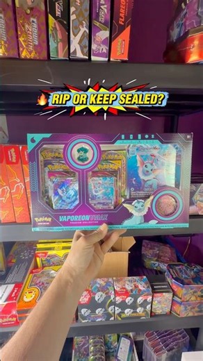 Rip or Keep? This Vaporeon Pokémon Box Might Be Too Valuable
