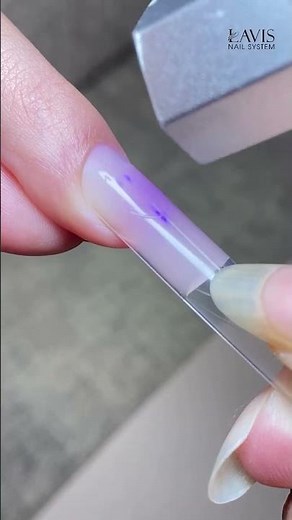 Perfectly structured square nails with builder gel ✨