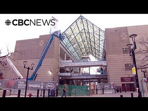Portage Place construction reconnecting 2 sides of downtown