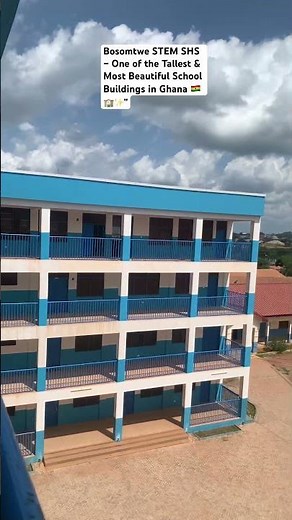 Bosomtwe STEM SHS – One of the Tallest & Most Beautiful School Buildings in Ghana🏫#ghana#shs #fyp