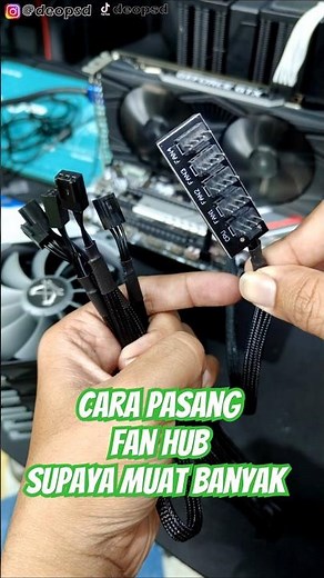 How to Install a Fan Hub on Your Casing Fan So You Can Install Everything #pcbuild #pcgaming #tut...