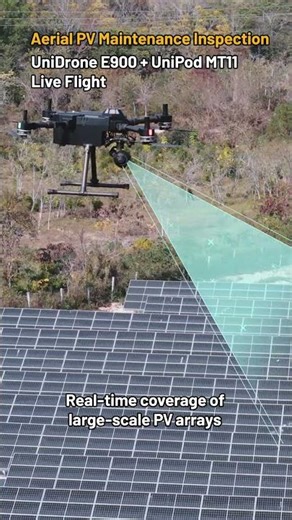 Drone Solar PV Inspection Made Easy | UniDrone E900 Industrial Drone for Efficient PV Maintenance