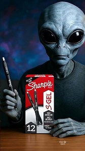 Sharpie S-Gel Review “No Smear. No Bleed. PURE POWER. Alien review 👽