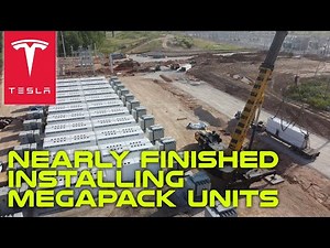 Tesla Giga Texas Nearly Finished Installing Megapack Units for its BESS