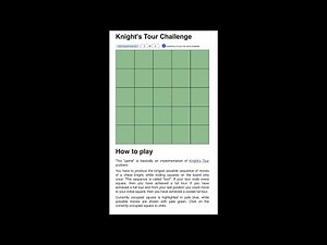 Knight’s tour 5x5 solution