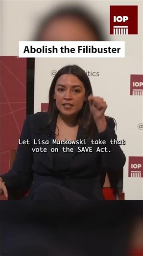 AOC on abolishing the filibuster