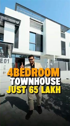 4 bedroom townhouse just 65 LAKH