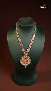 Polki Gold Haram & Necklace - Sri Anu Jewellers | Madurai | Best Jewellery Store in Madurai