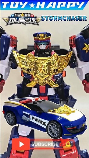 [From police cars to robots]Transform Stormchaser Mini Force Super cops