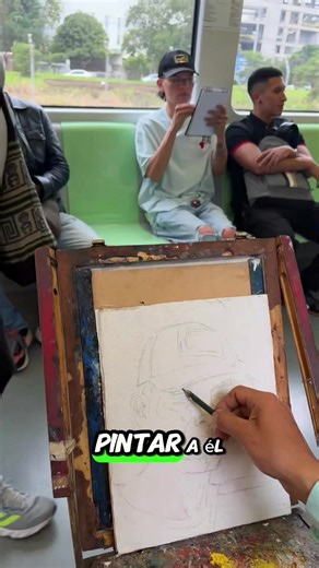 Segunda parte Cado ✍vs👨‍🎨 Breiner Diaz 😱 Pinté al DIBUJANTE Cado , mientras el me hizo UN DIBUJO en el metro 🚈 #competencia #dibujo #draw #metro #art