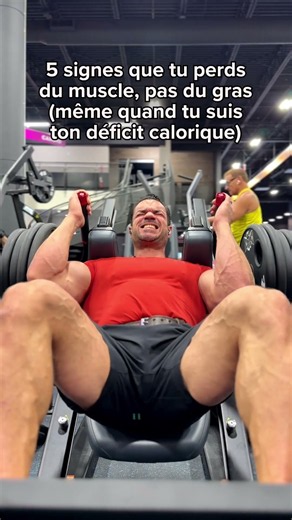5 signes que tu perds du muscle, pas du gras (même quand tu suis ton déficit calorique)