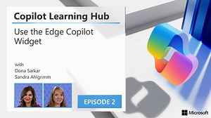Use the Edge Copilot Widget