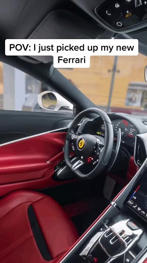 Exploring the Luxurious Interior of a New Ferrari