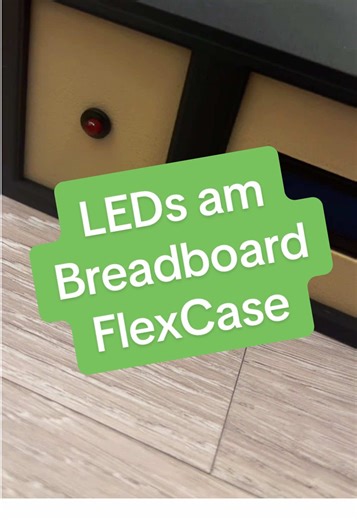 LEDs am Breadboard FlexCase montieren #raspberrypipico #arduino #led #3ddruck