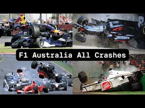 F1 Australia All Crashes