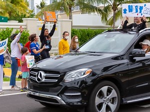 Decatur High School Holds Car Parade For Graduating Seniors