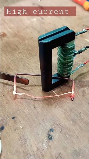 High current transformer with ZVS drive | Cool Science experiment | super hot 🥵