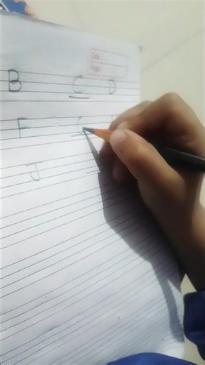 Missing alphabet solution by kid