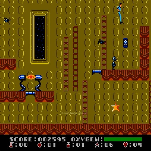 Dash Galaxy in the Alien Asylum (NES) Playthrough #gaming #Retro #videogames #Nes #90s #nostalgia | Illusion Naga Gaming