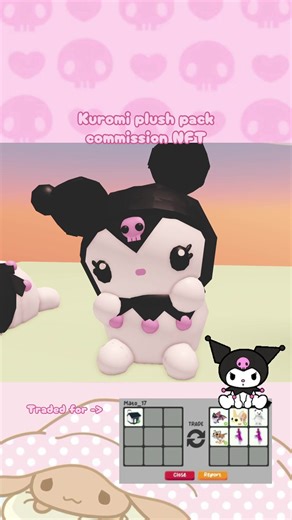 Kuromi Plush Pack Commission on Roblox