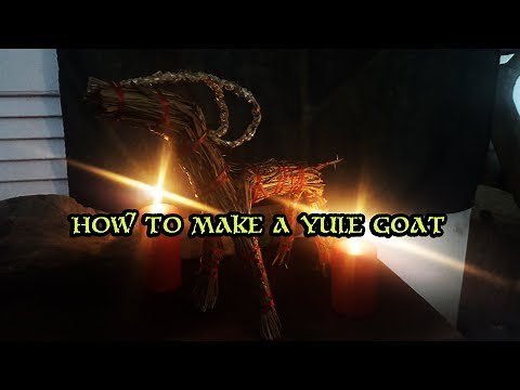 How to Make a Yule Goat
