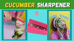 3.3M views · 7.1K reactions | DIY Cucumber 勒 Mask... so refreshing  spa & eat & spa & eat Ladies & Gentlemen.. the GIGANTIC Cucumber勒 Sharpener | Pakupakiss | Facebook
