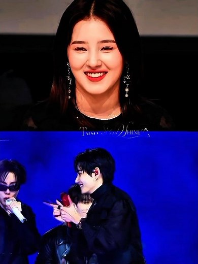 Did You Notice Nancy...? 👀BTS & Momoland In Same Award Show 💜 #nancy #taehyung #shorts