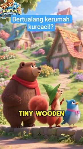 cartoon friends go to the dwarf's house⁉️