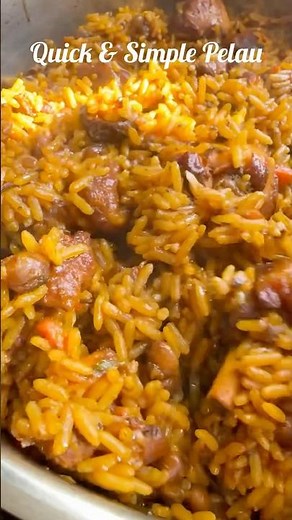 Amazing One Pot Chicken and Rice Dish. / Quick and Simple Chicken Pelau. Watch Full Video.