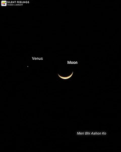 22K views · 1.7K reactions | The Moon and Venus met in the sky, a symbol of true love that will never die. ❤️ Picture Courtesy: Anjar Ansari | Silent Feelingsツ | Facebook
