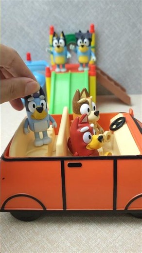 Satisfying with Unboxing & Review Bluey Vehicle Toys ASMR #bluey #toys #shorts