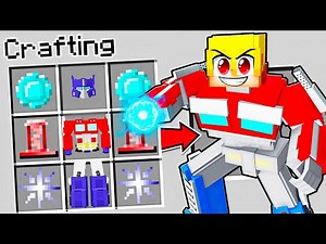 Minecraft, But You Can CRAFT Transformers!