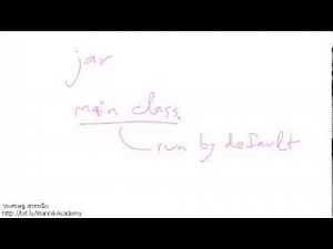 สร้างไฟล์ .jar ที่มี Main-Class