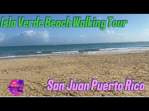 Isla Verde Beach Walking Tour 2025 | San Juan Puerto Rico