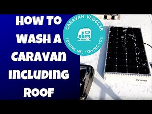 How To Wash a Caravan Roof Using Waterless Caravan Cleaner