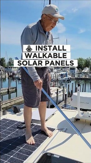 How to Install Walkable Solar Panels on a Boat