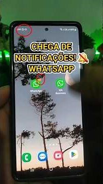 Como DESATIVAR NOTIFICAÇÕES do WhatsApp