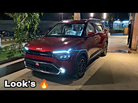 Kia Carens in Night Mode ❤️ All Lights Explained, Powerful Headlighs ? Luxury and Premium 🔥