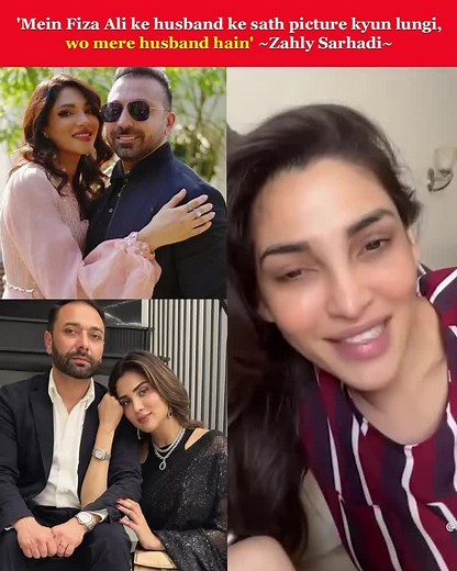 Zhalay Sarhadi Clarifies Husband Comparison Amidst TikTok Confusion
